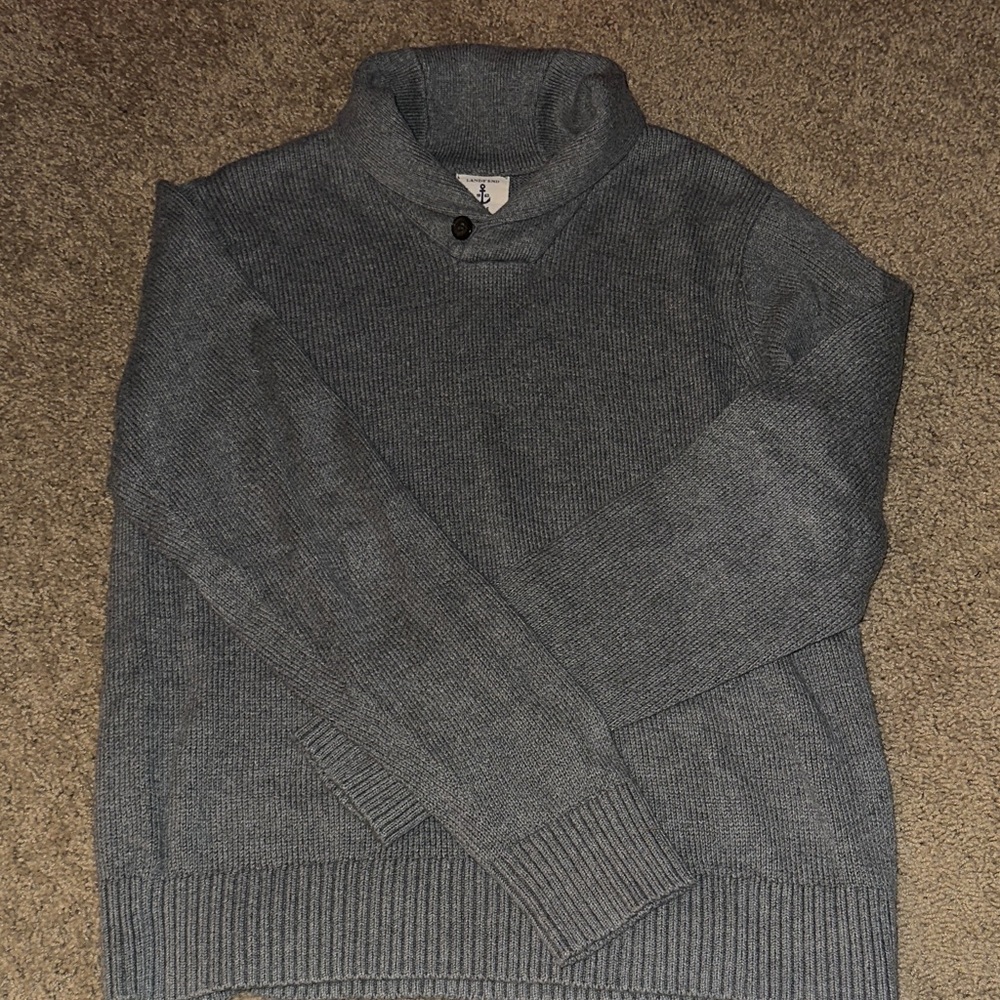 Lands' End Kids Gray Sweater